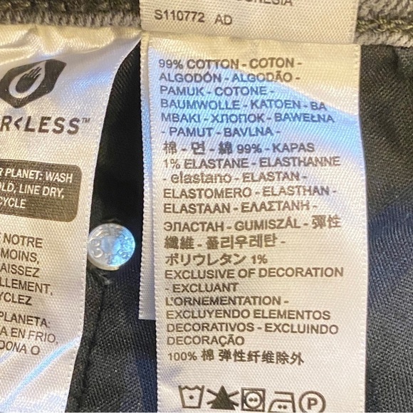 Levi’s 30 (US 10/11) Mom Jeans Silver Tab Gray High Rise Womens Stretch Tapered - Picture 10 of 15